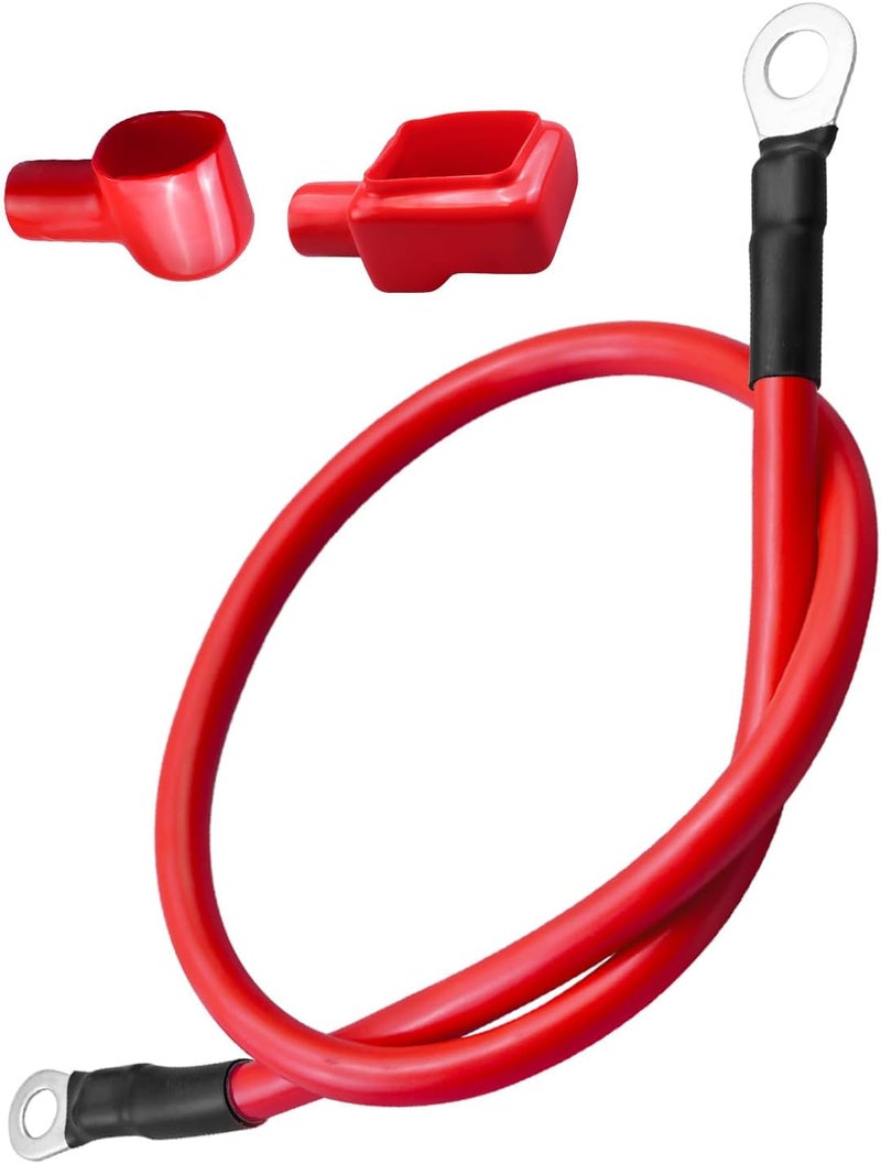 QAGGUM Lawn Mower Battery Cables Fit for Toro Timecutter 74360 74363 74365 74366 74370 74372 74373 74374 74375 74376 74380 74381 74391 74398 74399 Lawn Boy 81270 81271 Replace 110-6794 - Image 1